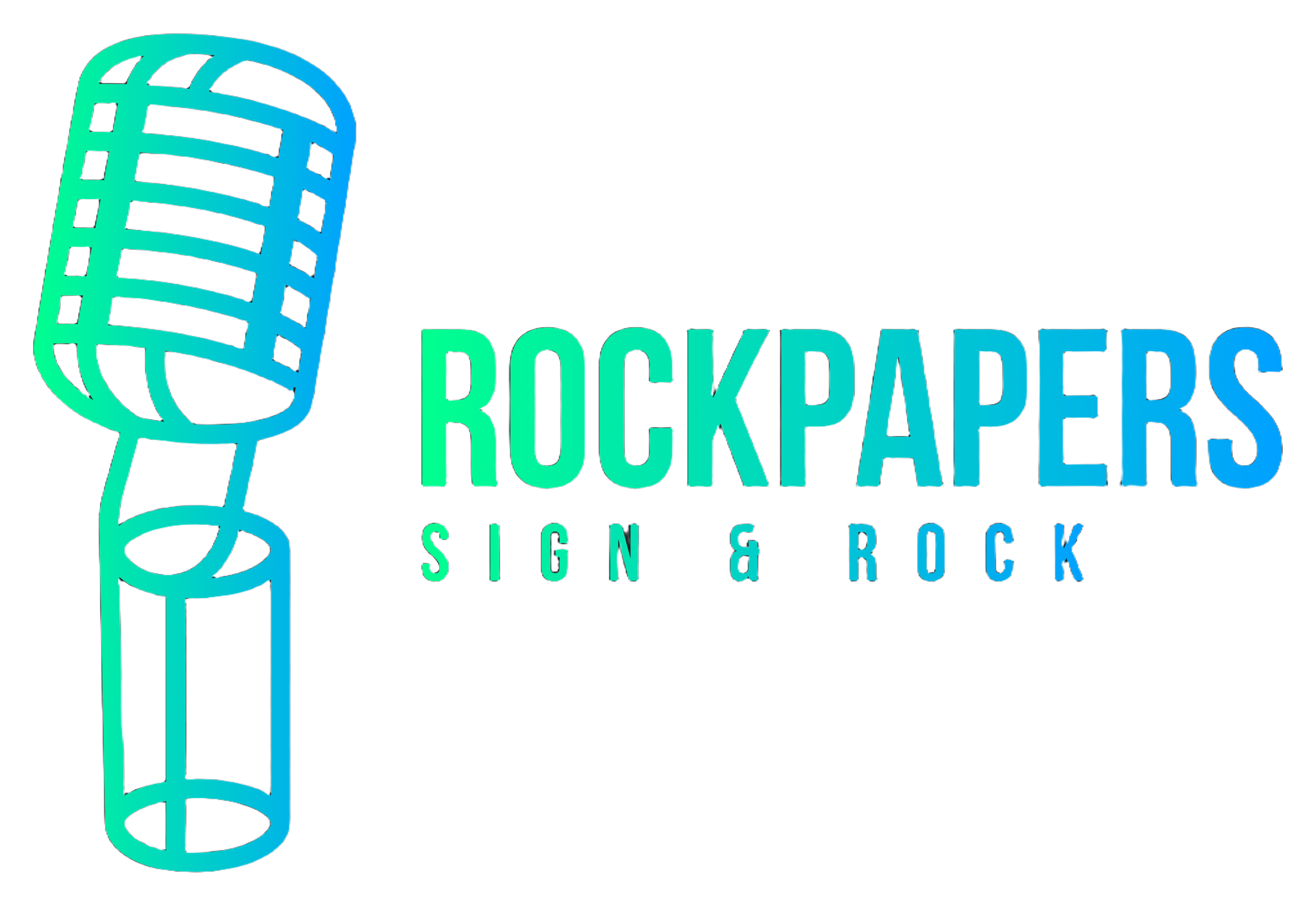 Rockpapers - Sign & Rock